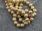 Electroplated Lava Rock Round Beads (15" Strand)